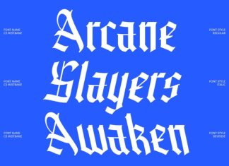 CS Mistbane – Blackletter Font preview image 3