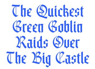 CS Mistbane – Blackletter Font preview image 2