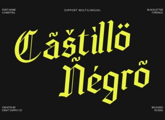 CS Mistfeil – Blackletter Font preview image 2