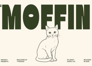 CS Moffin – Bold Display Font preview image 1