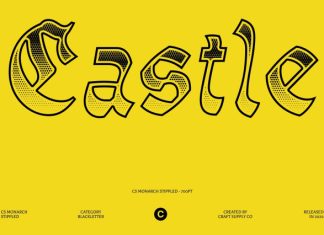 CS Monarch Stippled Font preview image 2
