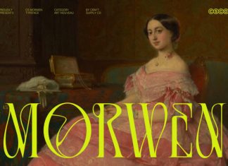 CS Morwen – Art Nouveau Font preview image 1