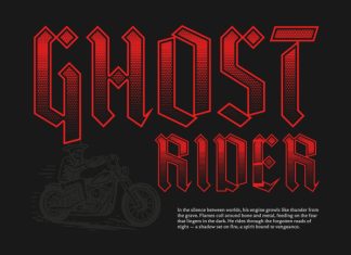 CS Nelson Stippled Font preview image 2