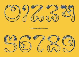 CS Olander Stippled Font preview image 2