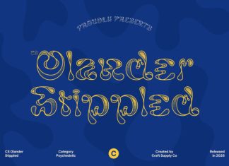 CS Olander Stippled Font preview image 1