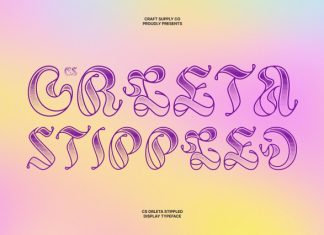 CS Orleta Stippled Font preview image 1