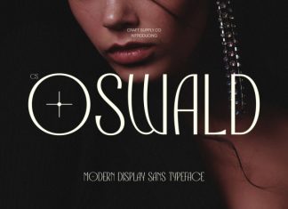 CS Oswald – Modern Sans Serif Font preview image 1