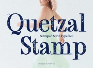 CS Quetzal Stamp Font preview image 1