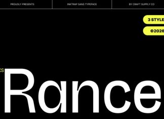 CS Rance – Inktrap Font preview image 1