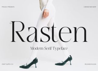 CS Rasten– Modern Serif Font preview image 1