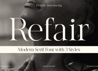 CS Refair – Modern Serif Font preview image 1