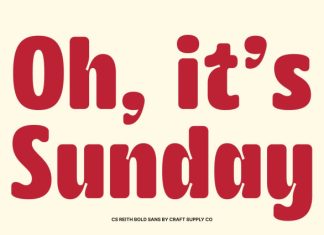 CS Reith – Bold Sans Serif Font preview image 3