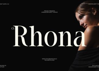 CS Rhona – Modern Serif Font preview image 1