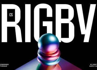 CS Rigby – Condensed Font preview image 1