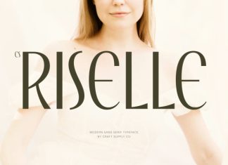 CS Riselle – Elegant Sans Serif Font preview image 1