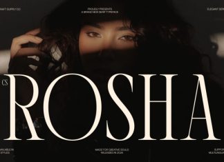 CS Rosha – Elegant Serif Font preview image 1