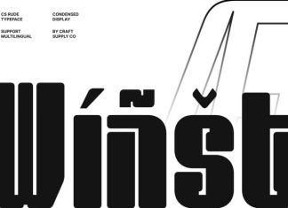 CS Rude – Condensed Font preview image 2
