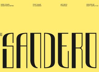 CS Sandero – Art Deco Font preview image 1