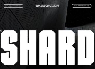 CS Shard – Industrial Font preview image 1