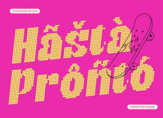CS Skate Disco Font preview image 2