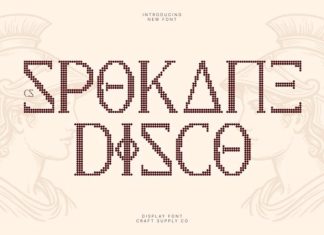 CS Spokane Disco Font preview image 1