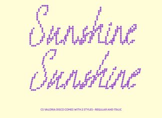 CS Valoria Disco Font preview image 3