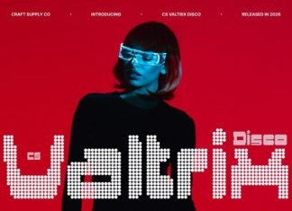 CS Valtrix Disco Font preview image 1