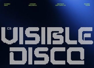 CS Visible Disco Font preview image 1