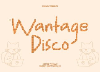 CS Wantage Disco Font preview image 1