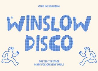 CS Winslow Disco Font preview image 1