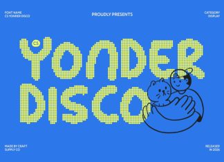 CS Yonder Disco Font preview image 1