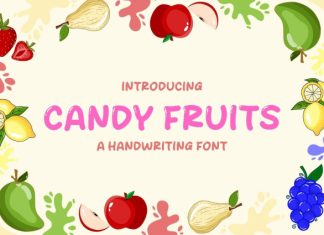 Candy Fruits Font preview image 1