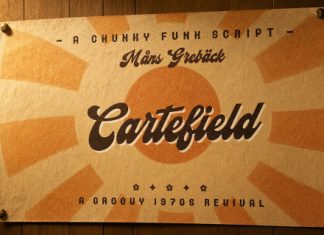 Cartefield Font preview image 1