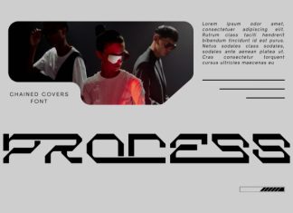 Chained Covers – Futuristic Font preview image 2