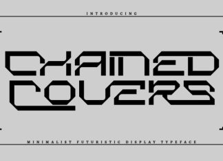 Chained Covers – Futuristic Font preview image 1