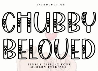 Chubby Beloved Font preview image 1