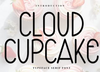 Cloud Cupcake Font preview image 1