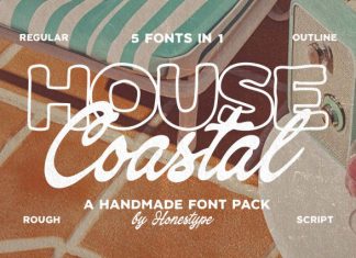 Coastal House Font preview image 1