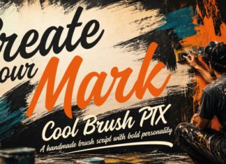 Cool Brush PTX Font preview image 3