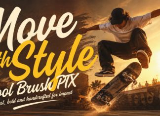 Cool Brush PTX Font preview image 2