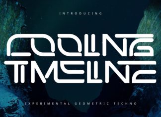 Cooling Timeline Demo Font preview image 1