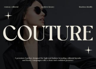 Couture Font preview image 1