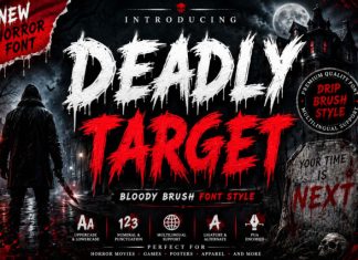 Deadly Target Font preview image 1