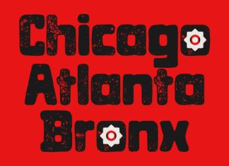 Dextor Stamp Font preview image 3