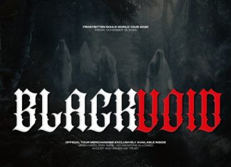 Dork Neytal Black Metal Font preview image 3