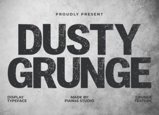 Dusty Grunge Font preview image 1