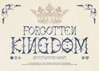 Eldrune Fantasy Serif Font preview image 3
