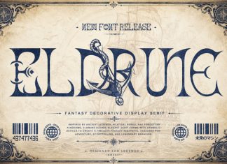 Eldrune Fantasy Serif Font preview image 1