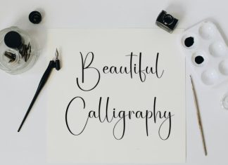 Elemental Calligraph Font preview image 3
