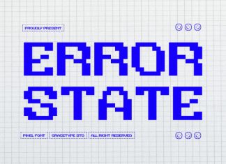 Error State Font preview image 1